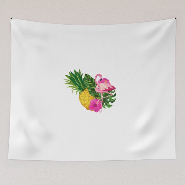 Item preview, Flamingo and Pineapple pattern designed and sold by DFL-store.