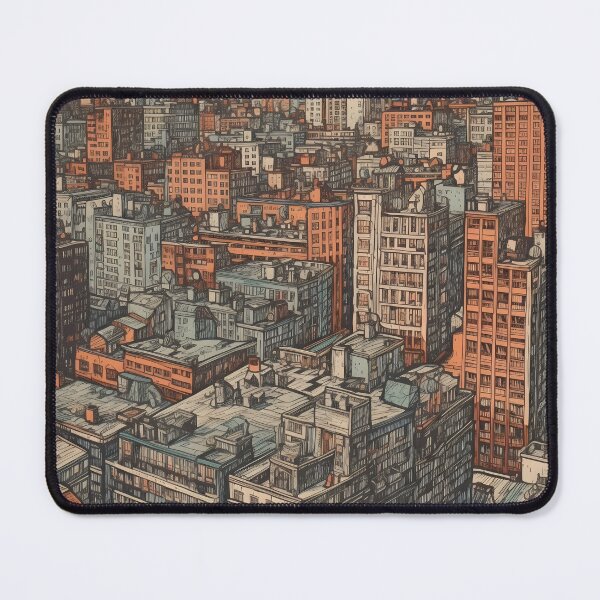 Item preview, Layered papercut city designed and sold by PAPER&PEXELS.