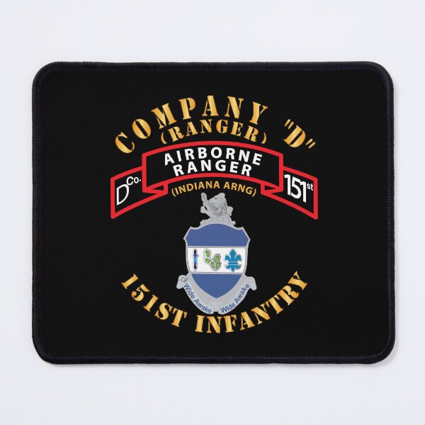 Item preview, SOF - Co D - 151st Infantry - Ranger X 300 designed and sold by Military Insignia Products.
