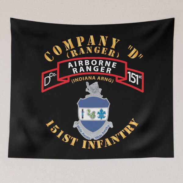 Item preview, SOF - Co D - 151st Infantry - Ranger X 300 designed and sold by Military Insignia Products.