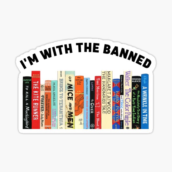 Item preview, I Read Banned Books Book Lover  Free Books I'm With The Banned designed and sold by Designedbygigy.