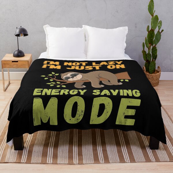 Item preview, I'm not lazy, I'm just on energy saving mode designed and sold by KKArtDesigner.