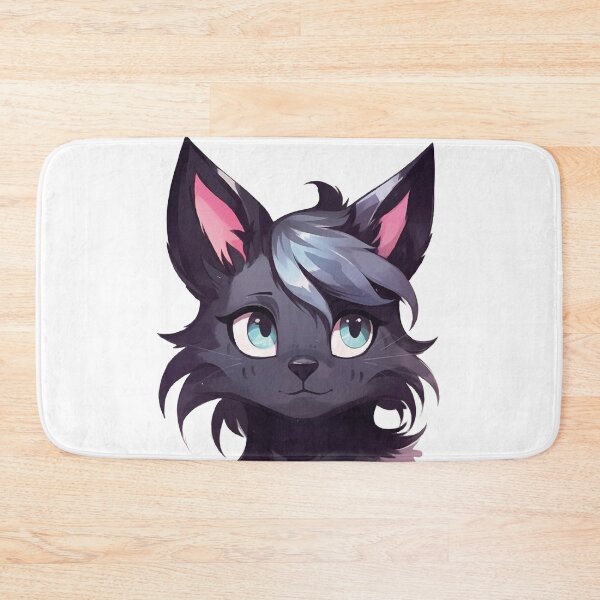 Item preview, Black Furry Cat designed and sold by FurryKingdom.