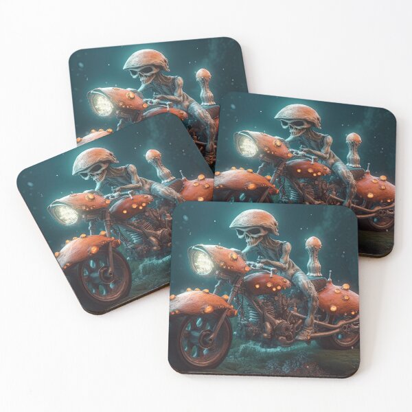 Item preview, Mushroom Man On His Red Spores Bike designed and sold by Diego Re.