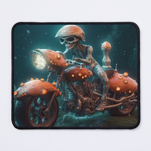Item preview, Mushroom Man On His Red Spores Bike designed and sold by Diego Re.