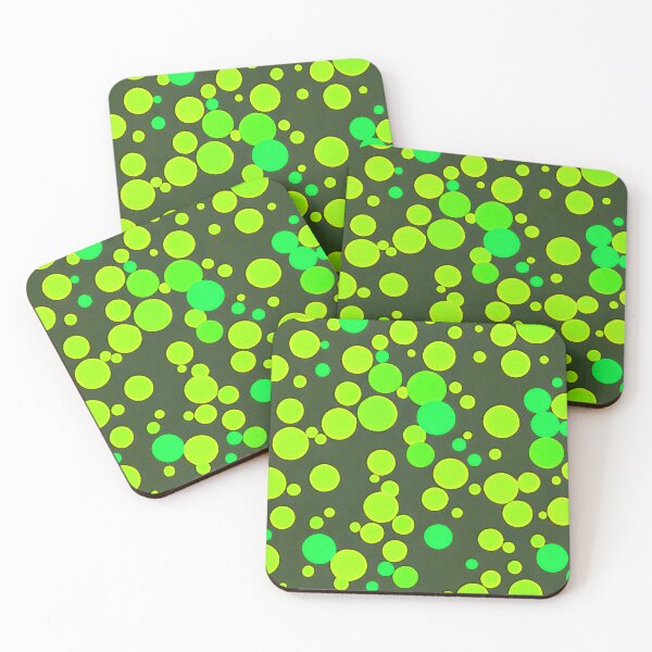 Item preview, #F131: Neon Green Scheme Fizzy Dots Pattern designed and sold by FarStarL33.