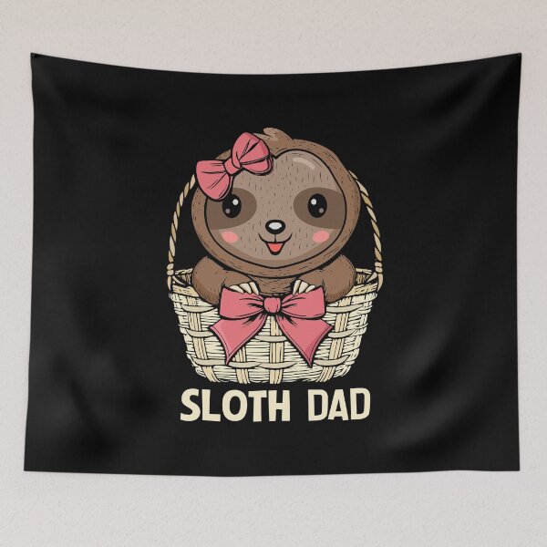 Item preview, Sloth Dad Sloth Lover Gift Men Father Cute Sloth designed and sold by DSWShirts.
