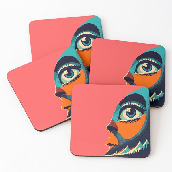 Item preview, Fragmented portrait: Artistic depiction of a woman designed and sold by Pickmash.