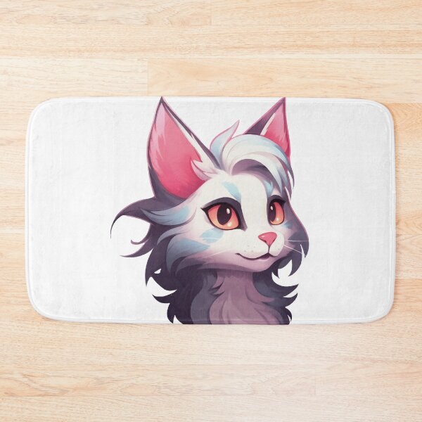 Item preview, White Furry Cat designed and sold by FurryKingdom.