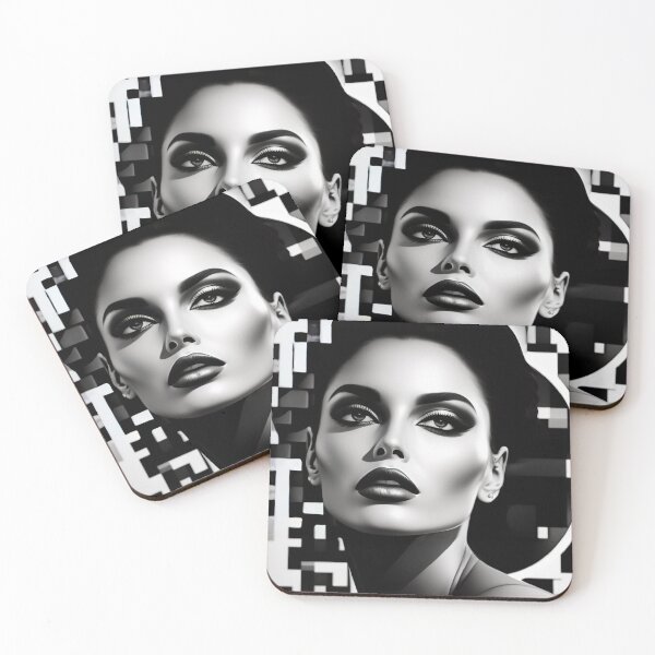 Item preview, black and white girl design designed and sold by TheMillusion.