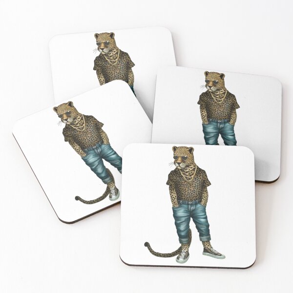 Item preview, Hipster Panther V2 designed and sold by HipsterAnimals.