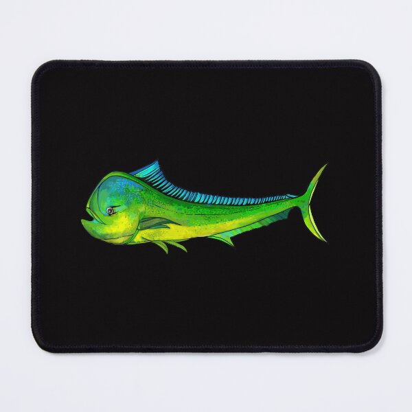 Item preview, Tropical green mahi underwater fish designed and sold by PinkSeaside.
