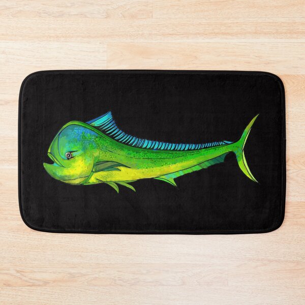 Item preview, Tropical green mahi underwater fish designed and sold by PinkSeaside.