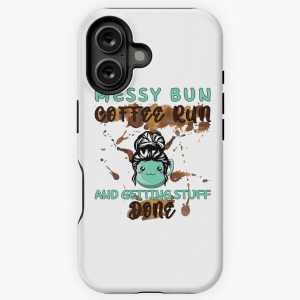 Vista previa del artículo con la obra «Café desordenado con moño y haciendo cosas divertidas», diseñado y vendido por Vytrix.