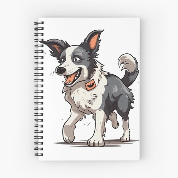 Item preview, Border Collie Fun: Funny Cartoon Illustration designed and sold by DooodleGod.