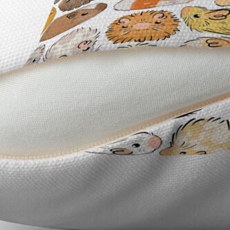 Alternate view of Guinea Pig Gradient Throw Pillow