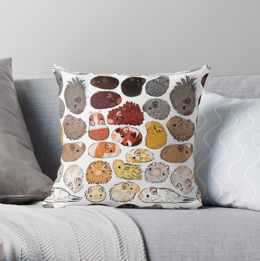 Guinea Pig On Pillow
