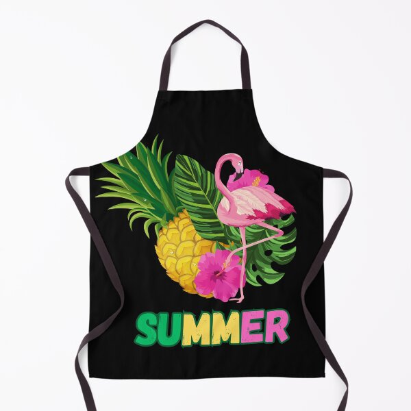 Item preview, Summer pattern with flamingos and pineapples designed and sold by DFL-store.