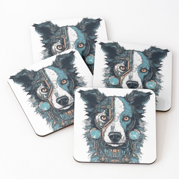Item preview, Border Collie Gear: Futuristic Design designed and sold by DooodleGod.