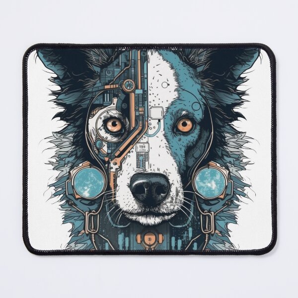 Item preview, Border Collie Gear: Futuristic Design designed and sold by DooodleGod.