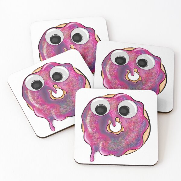 Item preview, Big pink doughnut with googly eyes  designed and sold by Colonels  Basement.