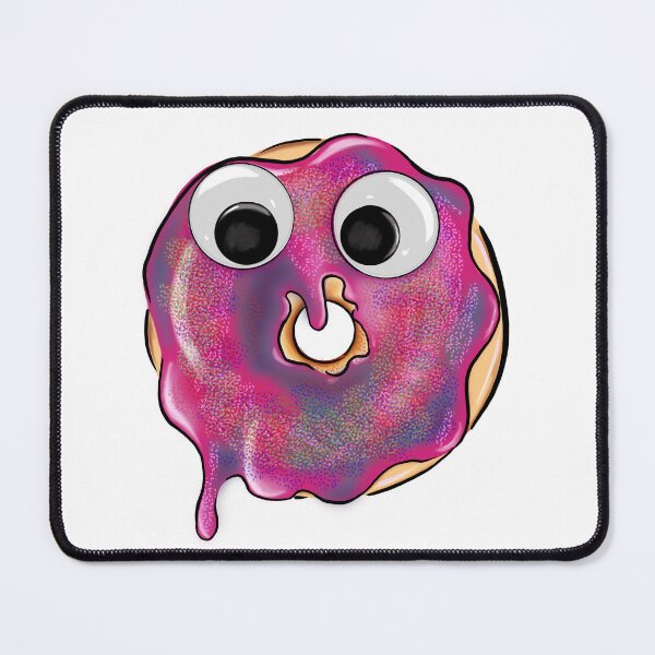 Item preview, Big pink doughnut with googly eyes designed and sold by Colonels Basement.