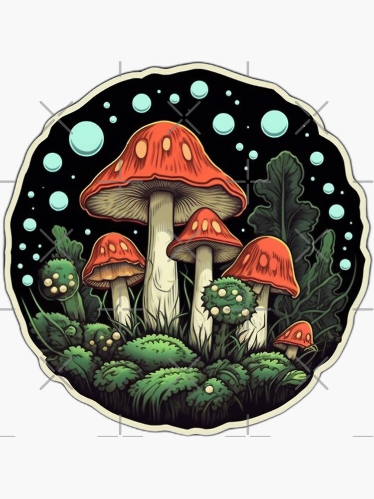 Weirdcore Art - The Watchful Mushroom by ainight on DeviantArt