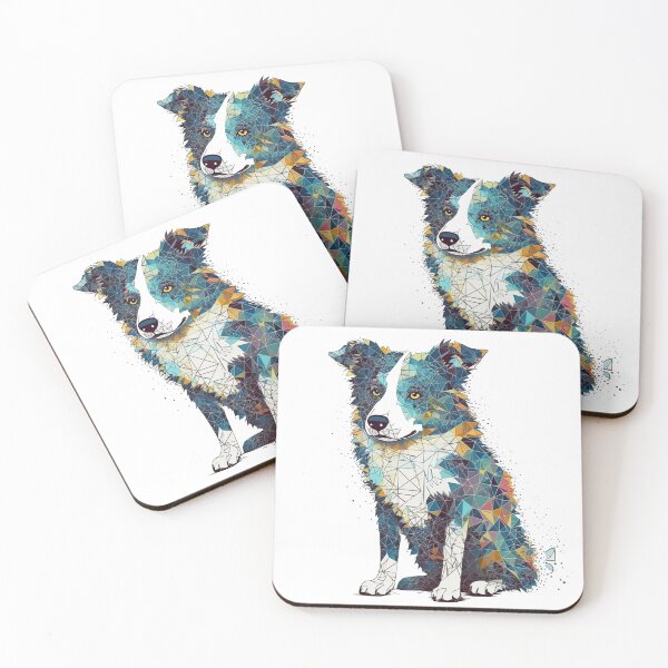 Artikelvorschau, CollieShapes Eye-Catching Border Collie entworfen und verkauft von DooodleGod.