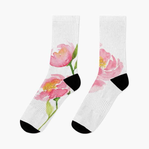 Item preview, Pale pink peonies watercolor flowers designed and sold by AnissaF.