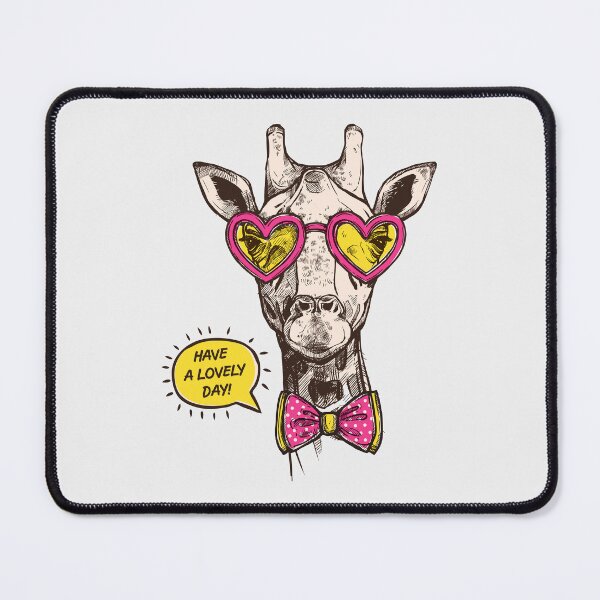 Item preview, Hipster funny lovely Giraffe. Have a lovely day. designed and sold by paulo silveira.