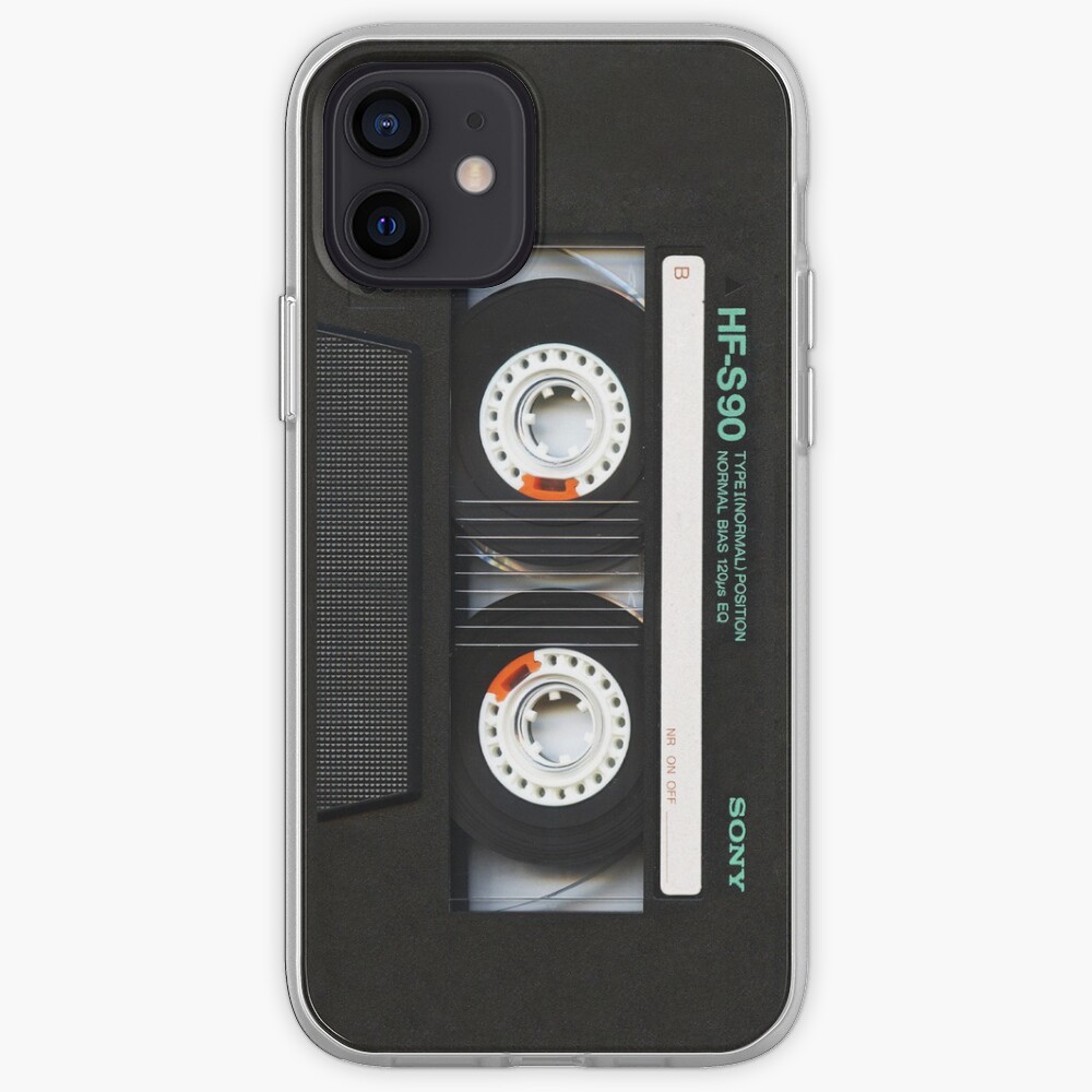 Classic retro Black cassette tape iPhone Case & Cover