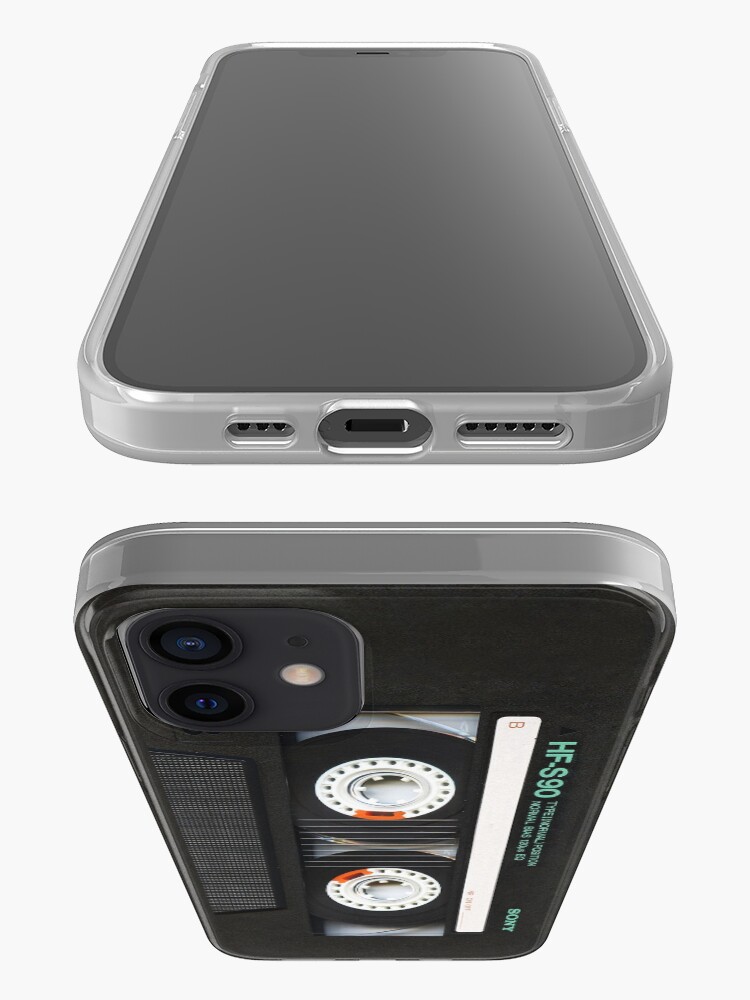 Alternate view of Classic retro Black cassette tape iPhone Case & Cover