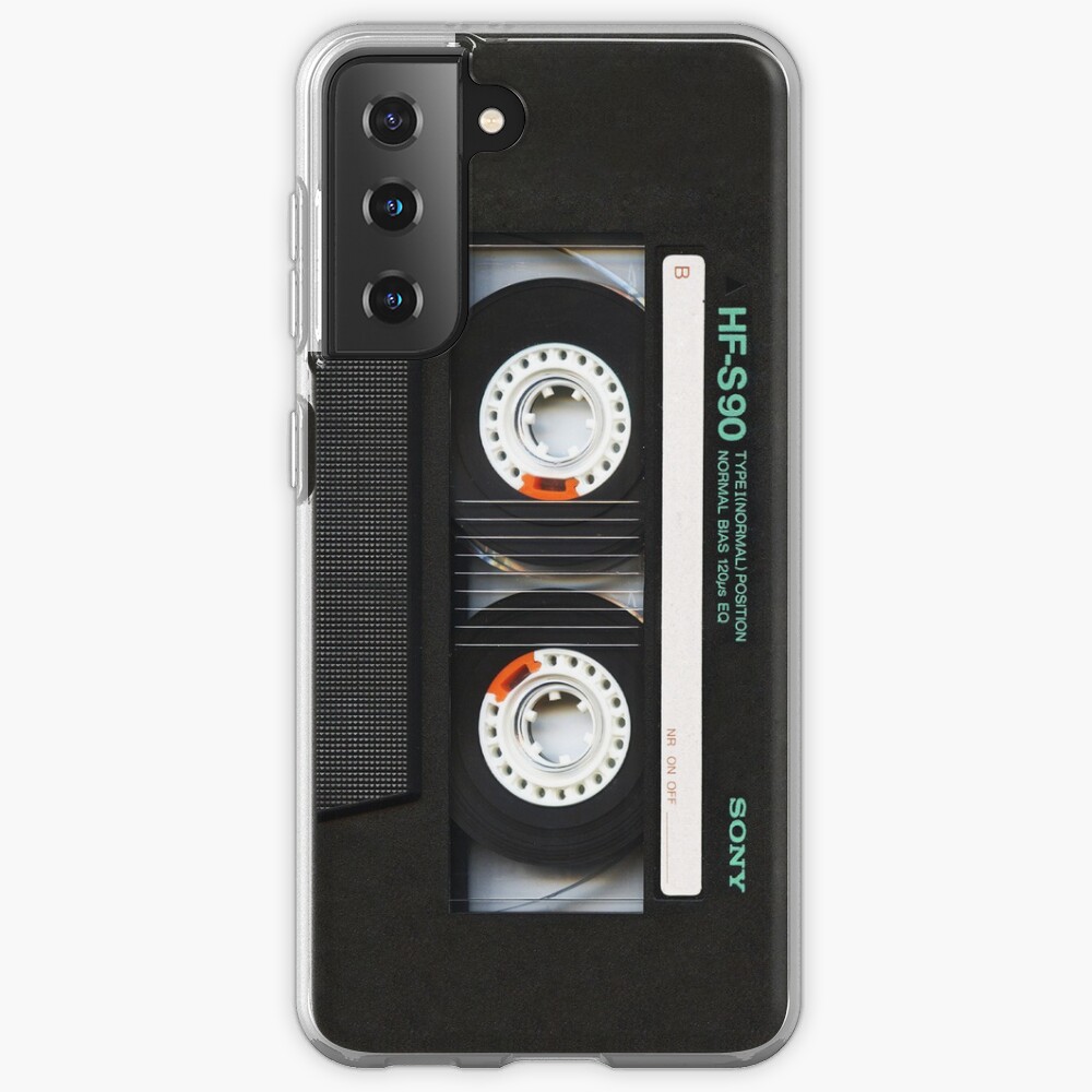 Classic retro Black cassette tape Case & Skin for Samsung Galaxy