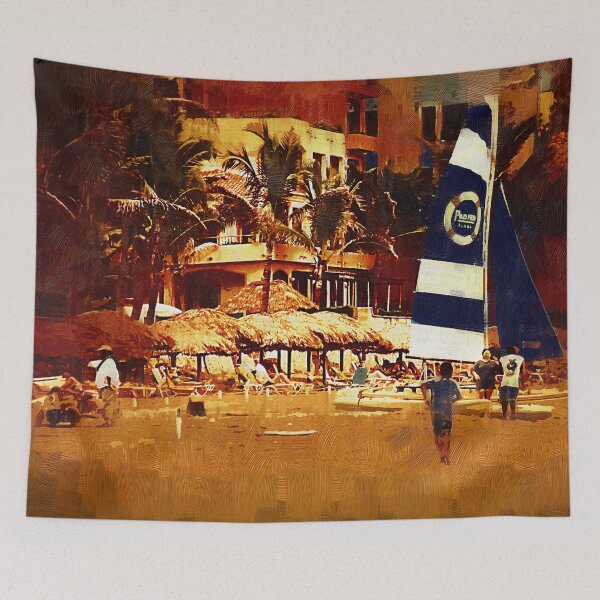 Item preview, The Beach Crowd designed and sold by KirtTisdale.