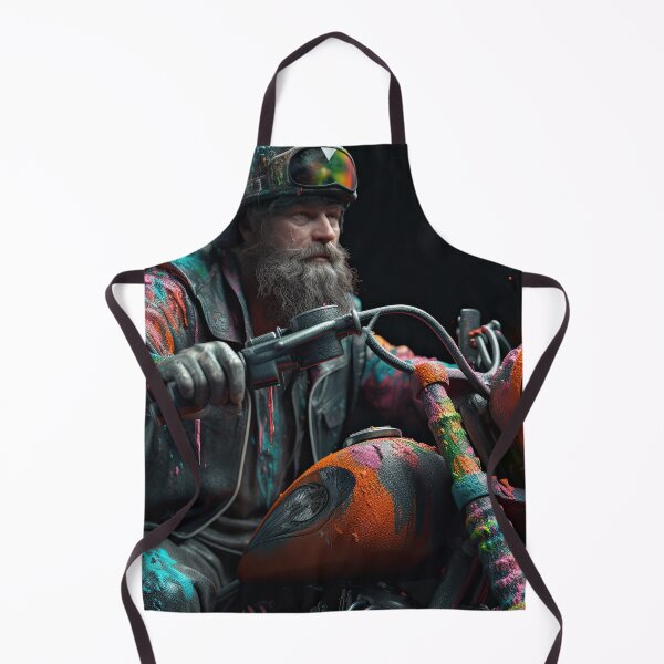 Item preview, Bad Ass BikerHit With Paint designed and sold by Diego Re.