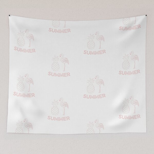 Item preview, Summer patterns with flamingos and pineapples designed and sold by DFL-store.