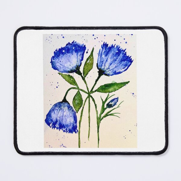 Item preview, Purple flowers.  designed and sold by watercolorsLiz.