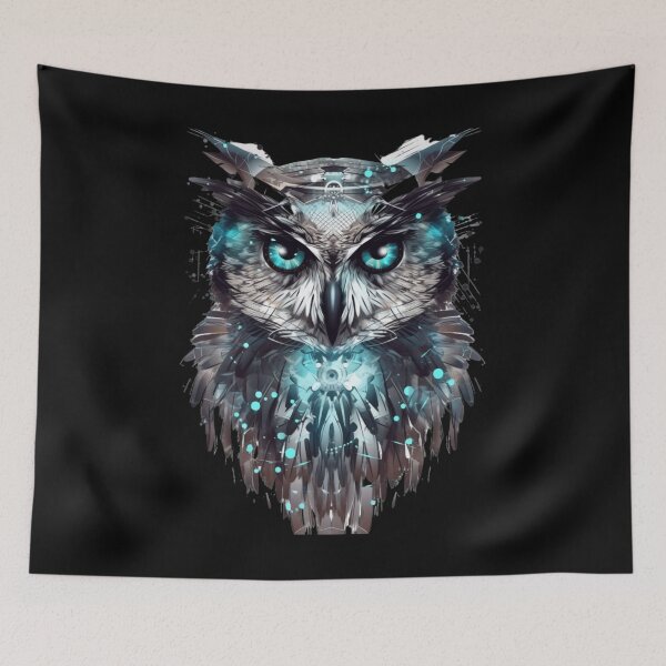 Item preview, Cyber Owl designed and sold by HarriPaloma.