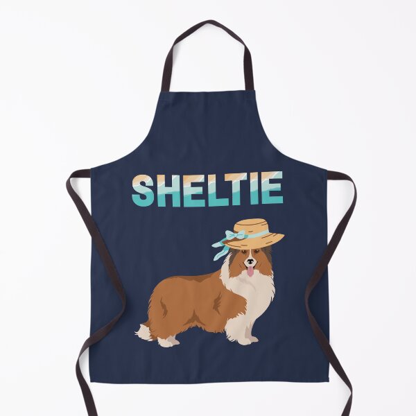 Item preview, Sheltie Dog in Summer Straw Hat designed and sold by SeasonalDogs.