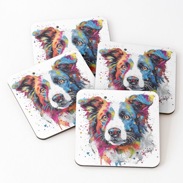 Item preview, Border Collie Impressionistic design - Vibrant Pet designed and sold by DooodleGod.