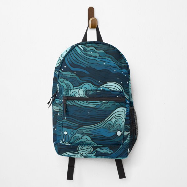 Item preview, A Stormy Ocean at Night Pattern designed and sold by StudioRedKoala.