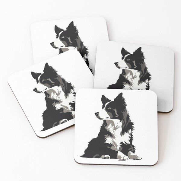 Item preview, Border Collie Minimalist Art design - FurryPaws designed and sold by DooodleGod.