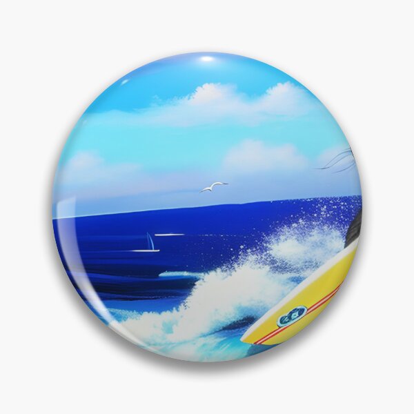 Item preview, Surf Cat: A design for felines who love sliding designed and sold by KREAINSTA.