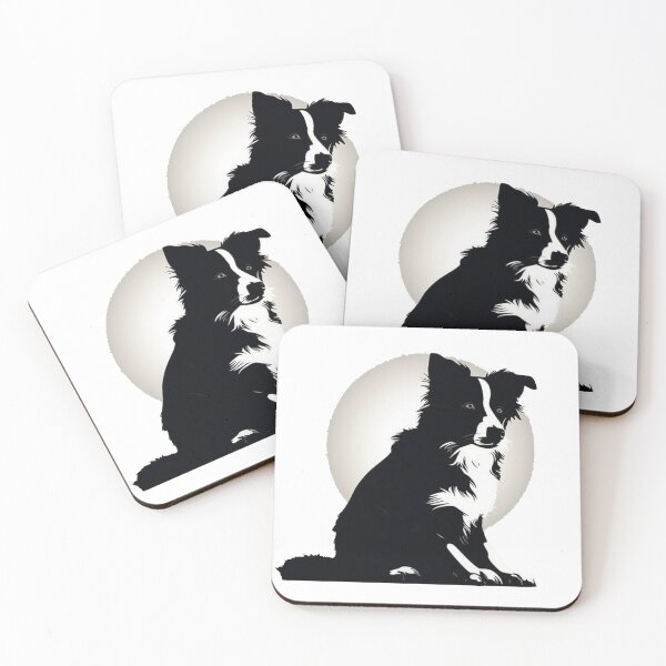 Item preview, Border Collie Minimalist Silhouette Art K-9 designed and sold by DooodleGod.