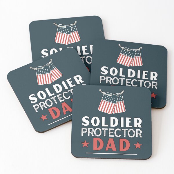 Item preview, Soldier. Protector. Dad. American Flag Patriotic designed and sold by Winter--Flowers.
