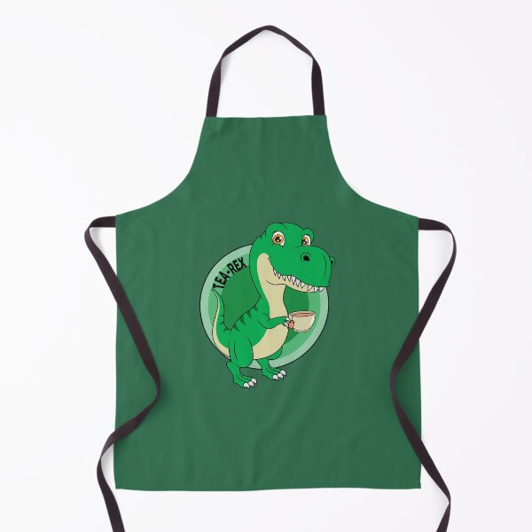 Item preview, Cute t rex drinking a cup of tea designed and sold by Donutlovers.