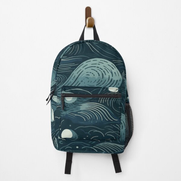Item preview, A Stormy Ocean at Night Pattern designed and sold by StudioRedKoala.