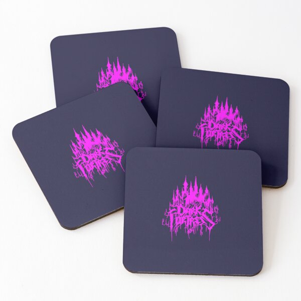 Item preview, Dark Fortress logo in bright pink designed and sold by ClexStudio.
