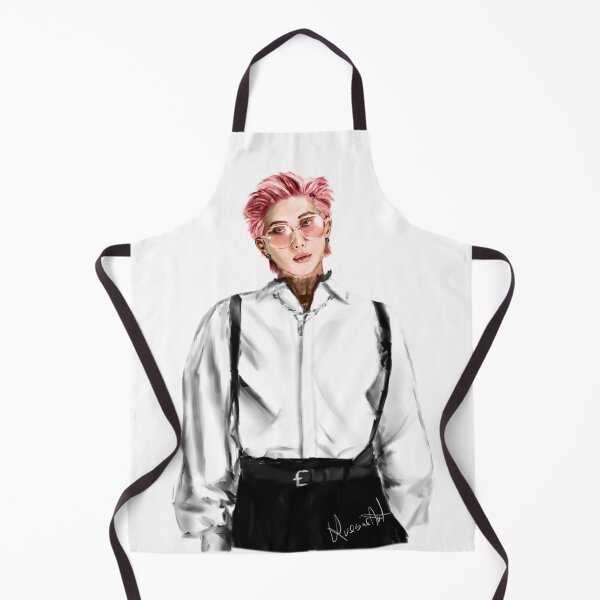Item preview, Namjoon RM BTS fanart kpop portrait butter designed and sold by Krasiaart.