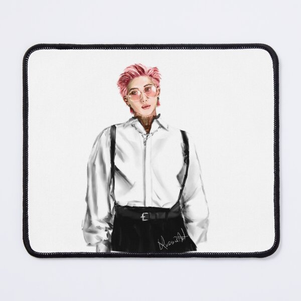 Item preview, Namjoon RM BTS fanart kpop portrait butter designed and sold by Krasiaart.